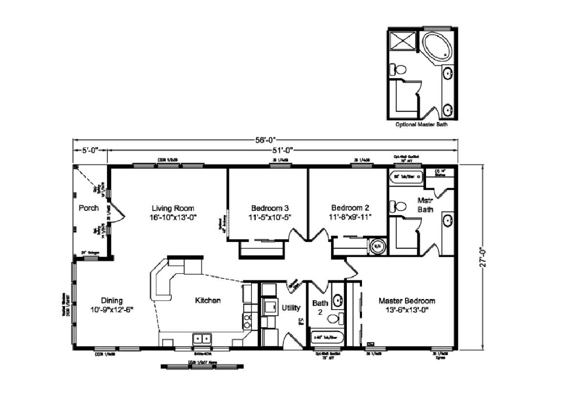 400 Series The Sunset Bay 28563B by Palm Harbor Homes - Palm